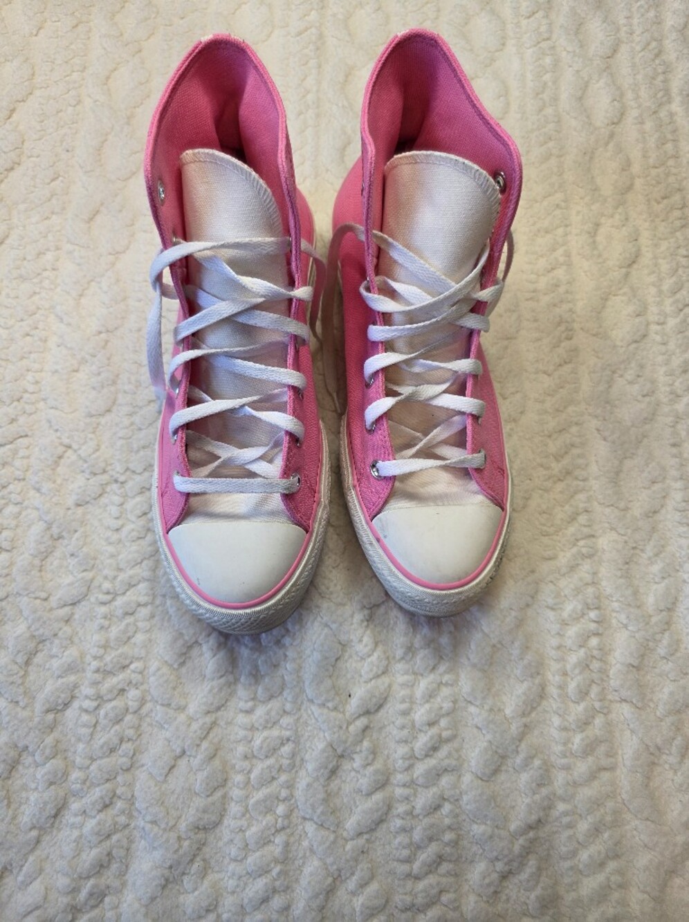 Converse Chuck Taylor All Star Platform Pink High Top Sneakers Women’s 10 - Picture 3 of 10